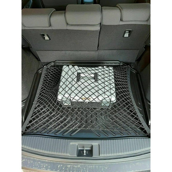 EACCESSORIES EA Trunk Organizer Cargo Net for Honda HR-V 2016-2024 Floor Style Cargo Net Premium Mesh Elastic Car Trunk Organizer Vehicle Carrier Storage Compatible with Honda HR-V 2016-2024