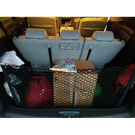 EACCESSORIES EA Trunk Organizer Cargo Net for Honda Odyssey 2018-2022 – Envelope Style Cargo Net for Minivan – Premium Mesh Elastic Car Trunk Organizer Vehicle Carrier Storage – Compatible Odyssey