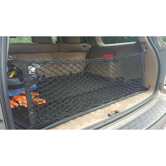 EACCESSORIES EA Trunk Organizer Cargo Net for Honda Pilot 2003-2015  Envelope Style Cargo Net  Premium Mesh Elastic Car Trunk Organizer Vehicle Carrier Storage  Compatible Honda Pilot 2003-2015