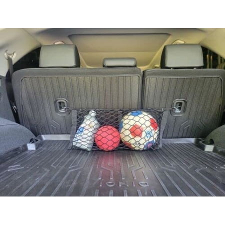 EACCESSORIES EA Trunk Organizer Cargo Net for Hyundai IONIQ 5 2022-2023 – Envelope Style Cargo Net for SUV – Premium Mesh Car Trunk Organizer Vehicle Carrier Storage – Compatible with Hyundai IONIQ 5