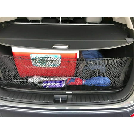 EACCESSORIES EA Trunk Organizer Cargo Net for Hyundai Tucson 2015-2022 – Envelope Style Cargo Net – Premium Mesh Car Trunk Organizer Vehicle Carrier Storage – Compatible Hyundai Tucson 2015-2022