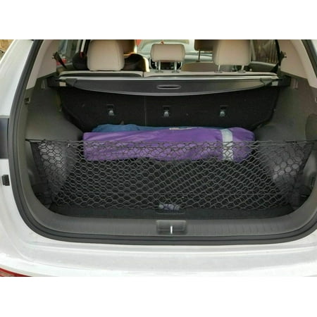 EACCESSORIES EA Trunk Organizer Cargo Net for Hyundai Tucson 2015-2022 – Envelope Style Cargo Net – Premium Mesh Car Trunk Organizer Vehicle Carrier Storage – Compatible Hyundai Tucson 2015-2022