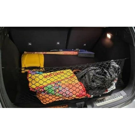 EACCESSORIES EA Trunk Organizer Cargo Net for Infiniti QX55 2022-2023 – Envelope Style Cargo Net for SUV – Premium Mesh Car Trunk Organizer Vehicle Carrier Storage – Compatible with Infiniti QX55