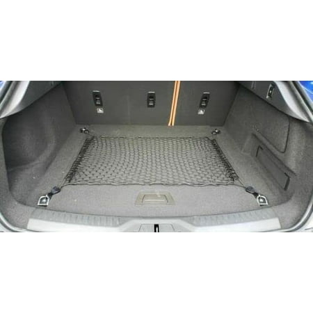 EACCESSORIES EA Trunk Organizer Cargo Net for Jaguar E-PACE 2018-2023 – Floor Style Cargo Net for SUV – Premium Mesh Elastic Car Trunk Organizer Vehicle Carrier Storage – Compatible with Jaguar E-PACE