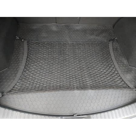 EACCESSORIES EA Trunk Organizer Cargo Net for Jaguar E-PACE 2018-2023 – Floor Style Cargo Net for SUV – Premium Mesh Elastic Car Trunk Organizer Vehicle Carrier Storage – Compatible with Jaguar E-PACE