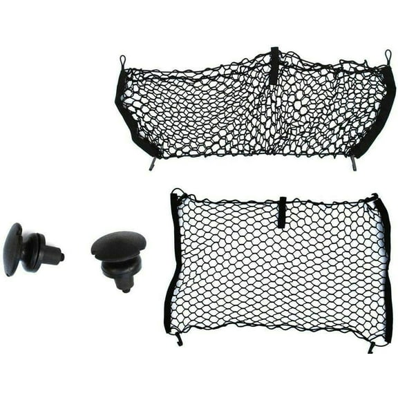 EACCESSORIES EA Trunk Organizer Cargo Net for Jeep Renegade 2015-2023 Floor & Envelope Style Cargo Nets Premium Mesh Car Trunk Organizer Vehicle Carrier Storage Compatible Jeep Renegade