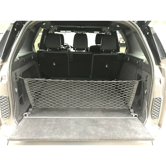 EACCESSORIES EA Trunk Organizer Cargo Net for Land Rover Discovery 2014-2023 – Envelope Style Cargo Net for SUV – Premium Mesh Car Trunk Organizer Vehicle Carrier Storage – Compatible with Discovery