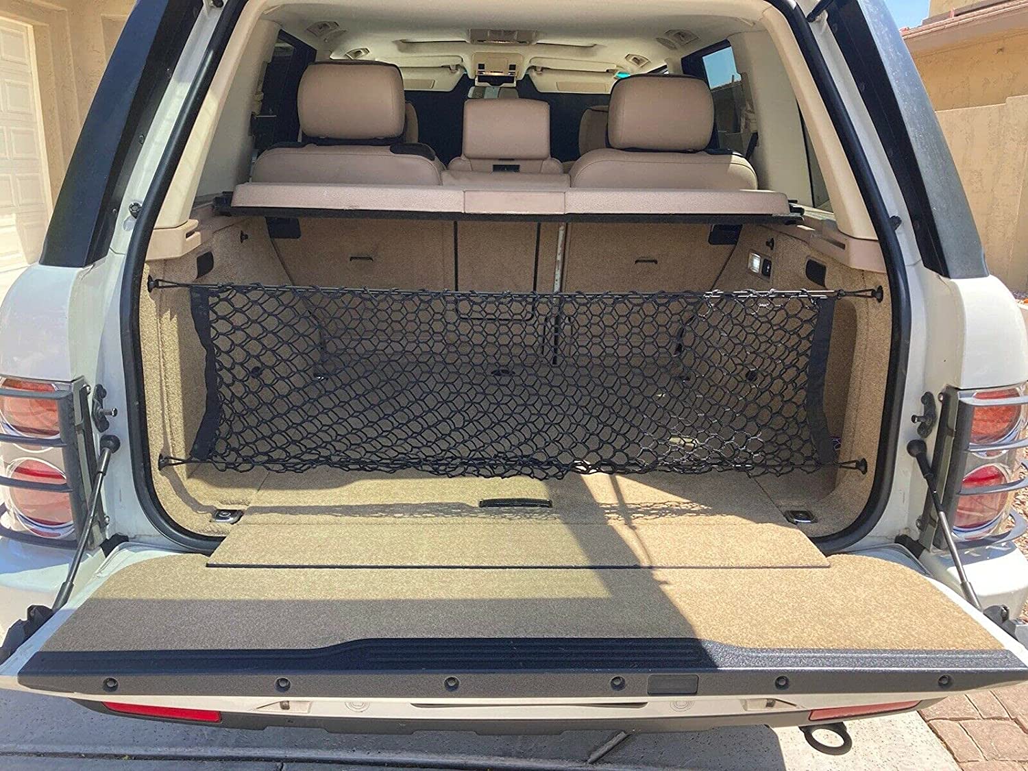 Range Rover Trunk Lock EACCESSORIES EA Trunk Organizer Cargo Net for Land Rover Range Rover ...