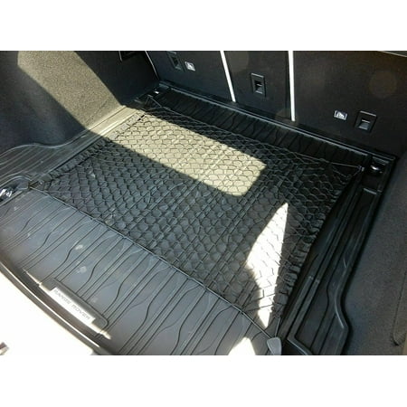 EACCESSORIES EA Trunk Organizer Cargo Net for Land Rover Range Rover VELAR 2018-2023 – Floor Style Cargo Net – Premium Mesh Car Organizer Vehicle Carrier Storage – Compatible with Range Rover VELAR