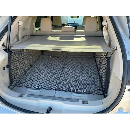 EACCESSORIES EA Trunk Organizer Cargo Net for Lincoln MKT 2010-2019 – Envelope Style Cargo Net for SUV – Premium Mesh Car Trunk Organizer Vehicle Carrier Storage – Compatible Lincoln MKT 2010-2019