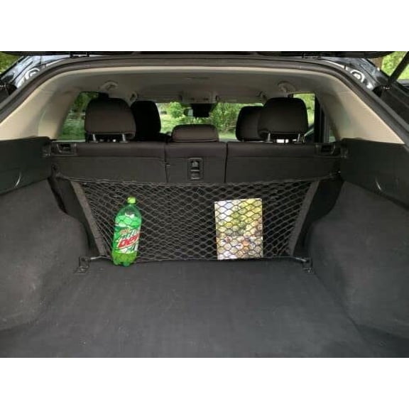 EACCESSORIES EA Trunk Organizer Cargo Net for MAZDA CX-5 2013-2023 Envelope Style Cargo Net Premium Mesh Elastic Car Trunk Organizer Vehicle Carrier Storage Compatible with MAZDA CX-5