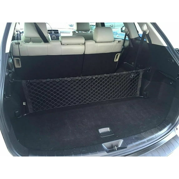 EACCESSORIES EA Trunk Organizer Cargo Net for Mazda CX-9 2007-2015 – Envelope Style Cargo Net for SUV – Premium Mesh Elastic Car Trunk Organizer Vehicle Carrier Storage – Compatible with Mazda CX-9