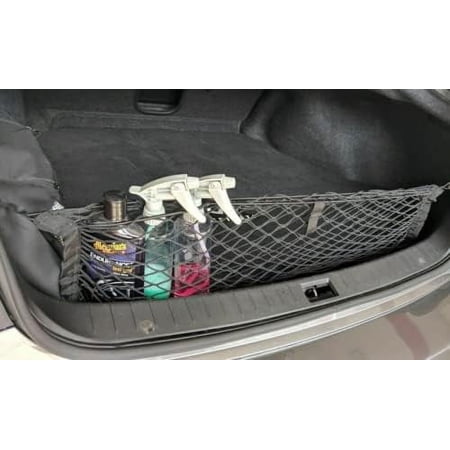 EACCESSORIES EA Trunk Organizer Cargo Net for Mercedes-Benz CL-Class 2000-2006 – Envelope Style Cargo Net for Coupe – Premium Mesh Car Trunk Organizer Vehicle Carrier Storage – Compatible CL-Class
