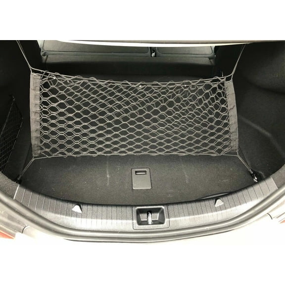 EACCESSORIES EA Trunk Organizer Cargo Net for Mercedes-Benz CLA 200 250 2013-2023  Envelope Style Cargo Net for Sedan  Premium Mesh Car Trunk Organizer Vehicle Carrier Storage  Compatible with CLA