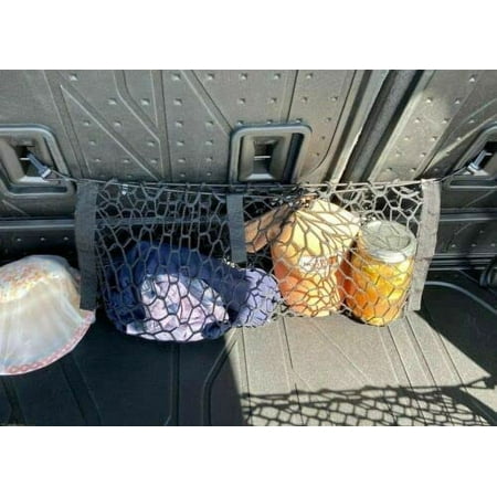 EACCESSORIES EA Trunk Organizer Cargo Net for Mercedes-Benz G500 G550 G63 2019-2022 – Envelope Style Cargo Net for SUV – Premium Mesh Car Trunk Organizer – Compatible with Mercedes-Benz G500 G550 G63