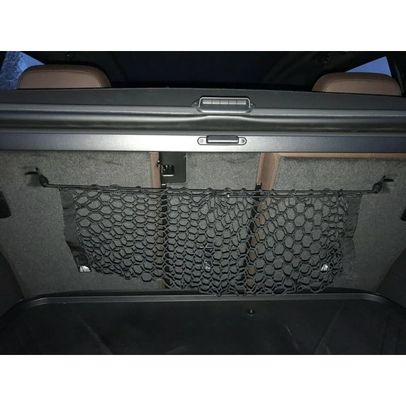 EACCESSORIES EA Trunk Organizer Cargo Net for Mercedes-Benz GLB250 GLB35 AMG 2020-2023 – Envelope Style Cargo Net for SUV – Premium Mesh Elastic Car Trunk Organizer – Compatible with GGLB250 GLB35 AMG