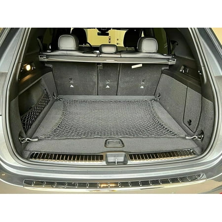 EACCESSORIES EA Trunk Organizer Cargo Net for Mercedes-Benz GLE-Class 2020-2023 – Floor Style Cargo Net for SUV – Premium Mesh Car Trunk Organizer Vehicle Carrier Storage – Compatible with GLE-Class