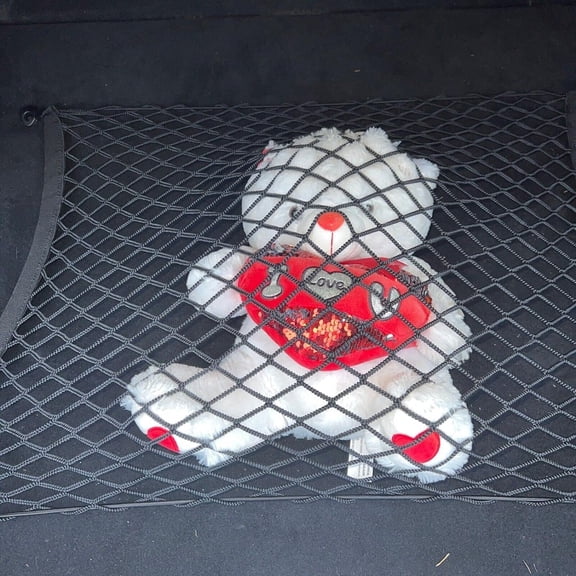 EACCESSORIES EA Trunk Organizer Cargo Net for Mercedes-Benz S-Class 2021-2023 Floor Style Cargo Net for Sedan Premium Mesh Car Trunk Organizer Vehicle Carrier Storage Compatible with S-Class