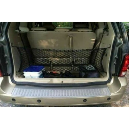 EACCESSORIES EA Trunk Organizer Cargo Net for Mercury Monterey 2004-2007 – Envelope Style Cargo Net for Minivan – Premium Mesh Car Trunk Organizer Vehicle Carrier Storage – Compatible with Monterey