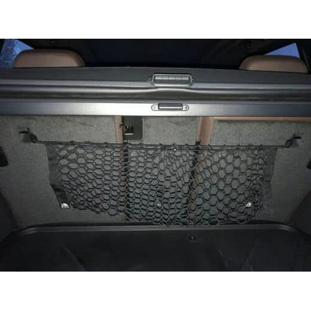 EACCESSORIES EA Trunk Organizer Cargo Net for Mini Cooper Countryman 2011-2023 – Envelope Style Cargo Net for Hatchback – Premium Mesh Elastic Car Trunk Organizer – Compatible Mini Cooper Countryman