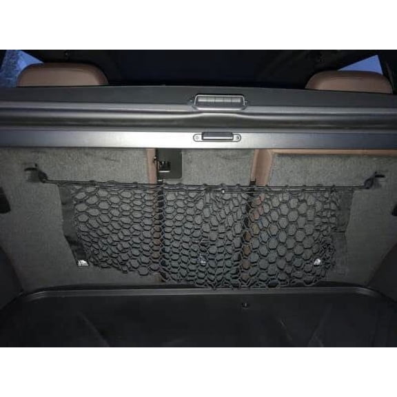 EACCESSORIES EA Trunk Organizer Cargo Net for Mini Cooper Countryman 2011-2023 Envelope Style Cargo Net for Hatchback Premium Mesh Elastic Car Trunk Organizer Compatible Mini Cooper Countryman
