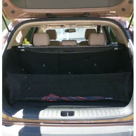 EACCESSORIES EA Trunk Organizer Cargo Net for Mitsubishi Outlander 2022-2023 – Envelope Style Cargo Net – Premium Mesh Elastic Car Trunk Organizer Vehicle Carrier Storage – Compatible Outlander