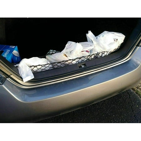EACCESSORIES EA Trunk Organizer Cargo Net for Nissan Altima 2013-2021 – Envelope Style Cargo Net for Sedan – Premium Mesh Car Trunk Organizer Vehicle Carrier Storage – Compatible Nissan Altima