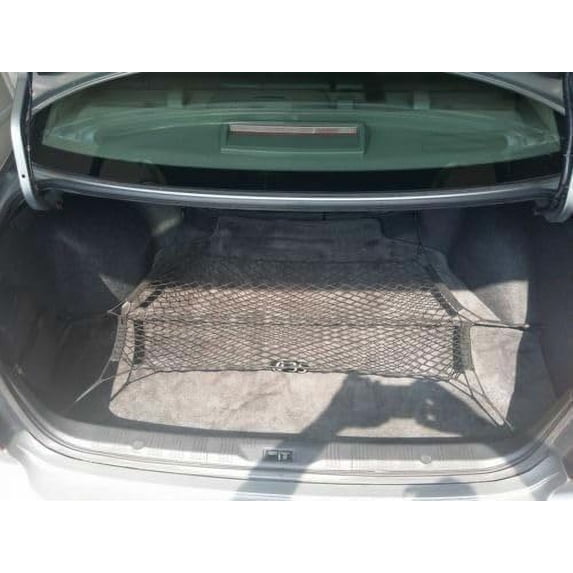 EACCESSORIES EA Trunk Organizer Cargo Net for Nissan Maxima 1995-2003 Infiniti I30 I35 1996-2004 – Envelope Style Cargo Net for Sedan – Premium Mesh Car Trunk Organizer – Compatible Maxima I30 I35