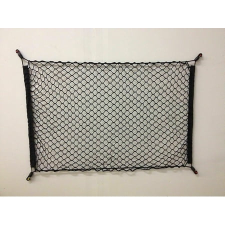 EACCESSORIES EA Trunk Organizer Cargo Net for Saturn VUE 2008-2010 – Floor Style Cargo Net for SUV – Premium Mesh Elastic Car Trunk Organizer Vehicle Carrier Storage – Compatible with Saturn VUE
