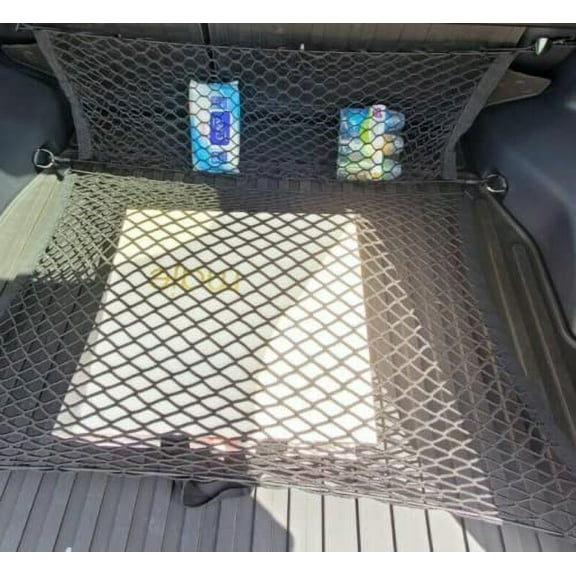 EACCESSORIES EA Trunk Organizer Cargo Net for Subaru Forester 2014-2023 Envelope & Floor Style Cargo Nets for SUV Premium Mesh Car Trunk Organizer Vehicle Carrier Storage Compatible Forester