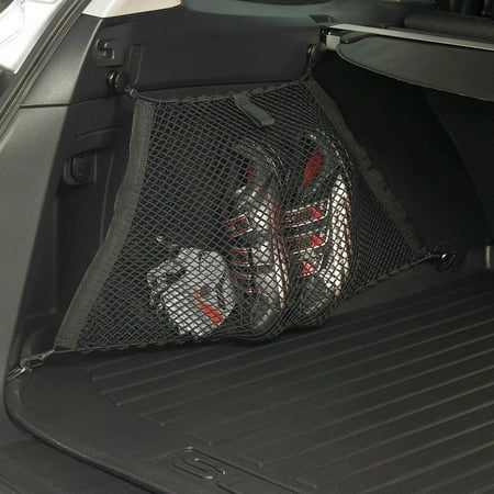 EACCESSORIES EA Trunk Organizer Cargo Net for Subaru Outback 2010-2014 – Rear Side Cargo Net – Premium Mesh Elastic Car Trunk Organizer Vehicle Carrier Storage – Compatible Subaru Outback 2010-2014