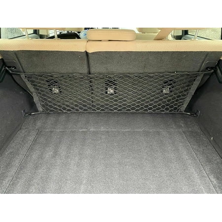 EACCESSORIES EA Trunk Organizer Cargo Net for Subaru Outback 2015-2023 – Envelope Cargo Net for SUV – Premium Mesh Car Trunk Organizer Vehicle Carrier Storage – Compatible with Subaru Outback