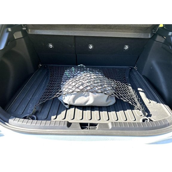 EACCESSORIES EA Trunk Organizer Cargo Net for Toyota Corolla iM 2017-2023 Floor Style Cargo Net for Hatchback Premium Mesh Car Trunk Organizer Vehicle Carrier Storage Compatible with Corolla iM