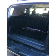 EACCESSORIES EA Trunk Organizer Cargo Net for Toyota FJ Cruiser 2007-2014 Envelope Style Cargo Net Premium Mesh Car Trunk Organizer Vehicle Carrier Storage Compatible with Toyota FJ Cruiser 2007-2014
