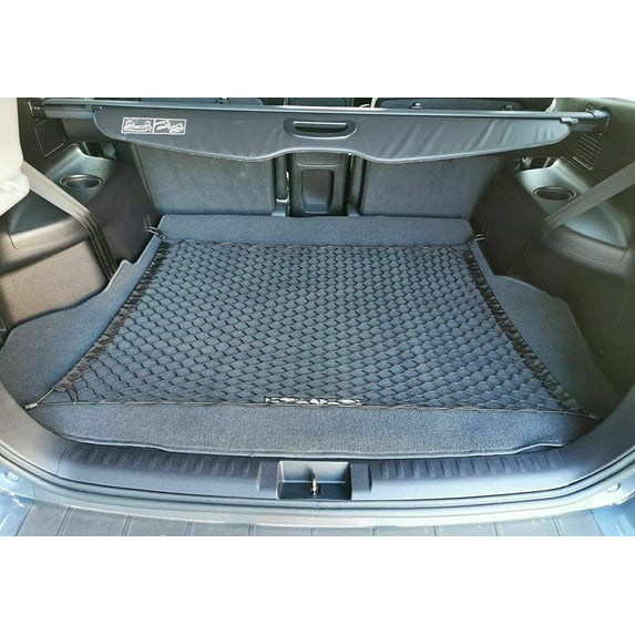 EACCESSORIES EA Trunk Organizer Cargo Net for Toyota Highlander 2001-2023 – Floor Style Cargo Net for SUV – Premium Mesh Car Trunk Organizer Vehicle Carrier Storage – Compatible with Toyota Highlander