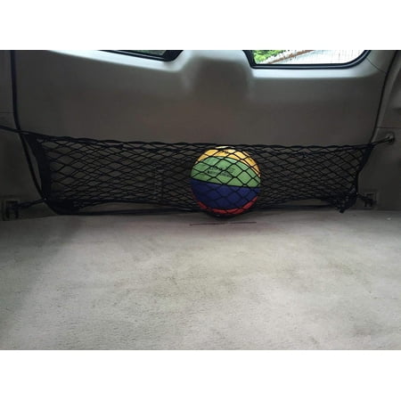 EACCESSORIES EA Trunk Organizer Cargo Net for Toyota Highlander 2008-2013 – Envelope Style Cargo Net – Premium Mesh Elastic Car Trunk Organizer Vehicle Carrier Storage – Compatible with Highlander