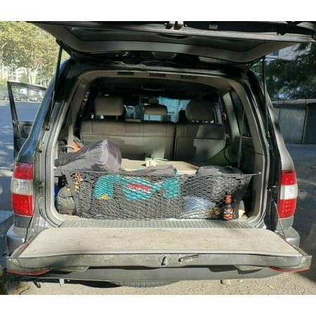 EACCESSORIES EA Trunk Organizer Cargo Net for Toyota Land Cruiser 2004-2007 – Envelope Style Cargo Net – Premium Mesh Car Trunk Organizer Vehicle Carrier Storage – Compatible with Toyota Land Cruiser