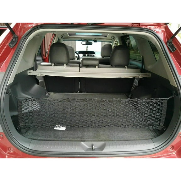 EACCESSORIES EA Trunk Organizer Cargo Net for Toyota Prius V 2012-2017 Envelope Style Cargo Net For Wagon Premium Mesh Elastic Car Trunk Organizer Vehicle Carrier Storage Compatible with Prius V