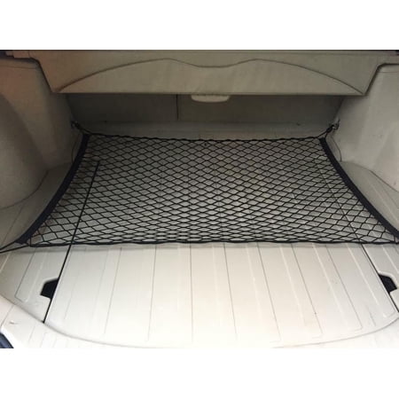 EACCESSORIES EA Trunk Organizer Cargo Net for Toyota VENZA 2009-2016 – Floor Style Cargo Net for SUV – Premium Mesh Elastic Car Trunk Organizer Vehicle Carrier Storage – Compatible with Toyota VENZA