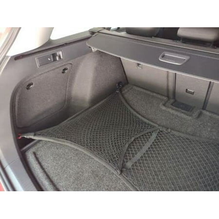 EACCESSORIES EA Trunk Organizer Cargo Net for VOLKSWAGEN GOLF SPORTWAGEN 2010-2020 – Floor Style Cargo Net for Wagon – Premium Mesh Elastic Car Trunk Organizer– Compatible with VW GOLF SPORTWAGEN