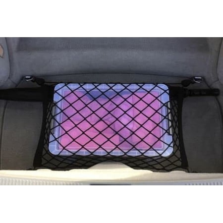 EACCESSORIES EA Trunk Organizer Cargo Net for VOLVO C70 2006-2013 – Floor Style Cargo Net for Convertible – Premium Mesh Elastic Car Trunk Organizer Vehicle Carrier Storage – Compatible with VOLVO C70