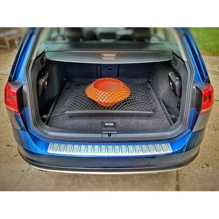 EACCESSORIES EA Trunk Organizer Cargo Net for Volkswagen Golf ALLTRACK 2017-2020 – Floor Style Cargo Net for Wagon – Premium Mesh Car Trunk Organizer – Compatible Volkswagen Golf ALLTRACK 2017-2020