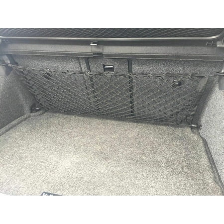 EACCESSORIES EA Trunk Organizer Cargo Net for Volkswagen Golf GTI 2009-2022 – Envelope Style Cargo Net For Hatchback – Premium Mesh Car Trunk Organizer Vehicle Carrier Storage