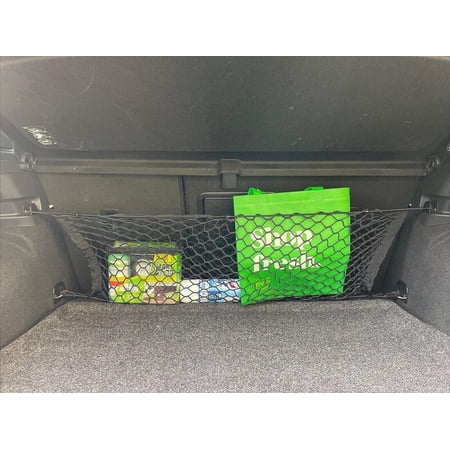 EACCESSORIES EA Trunk Organizer Cargo Net for Volkswagen Golf GTI 2009-2023 – Envelope Style Cargo Net for Hatchback – Premium Mesh Car Trunk Organizer – Compatible with Volkswagen Golf GTI