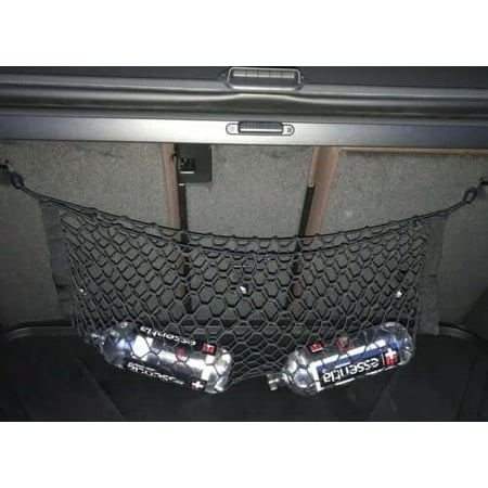 EACCESSORIES EA Trunk Organizer Cargo Net for Volkswagen Taos 2021-2023 – Envelope Style Cargo Net for SUV – Premium Mesh Car Trunk Organizer Vehicle Carrier Storage – Compatible with Volkswagen Taos