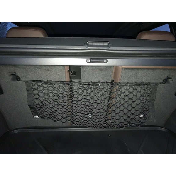 EACCESSORIES EA Trunk Organizer Cargo Net for Volvo V60 2013-2023 Envelope Style Cargo Net for Wagon Premium Mesh Elastic Car Trunk Organizer Vehicle Carrier Storage Compatible with Volvo V60