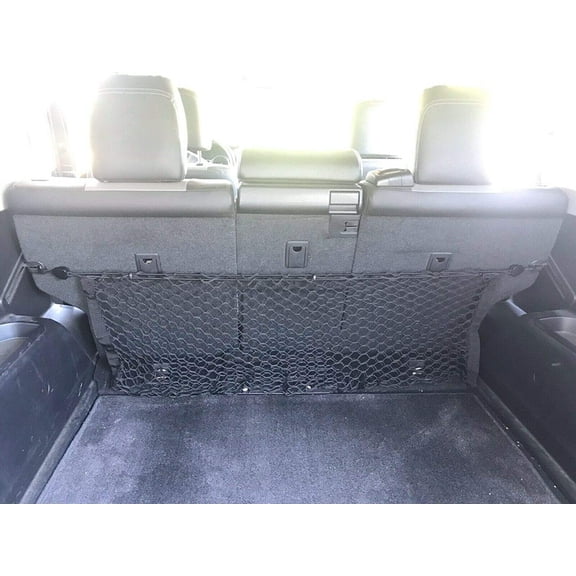 EACCESSORIES EA Trunk Organizer Cargo Net for Volvo V60 2013-2023 Envelope Style Cargo Net for Wagon Premium Mesh Elastic Car Trunk Organizer Vehicle Carrier Storage Compatible with Volvo V60