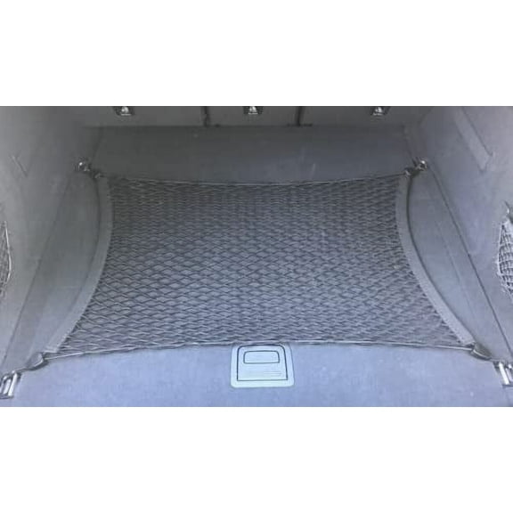 EACCESSORIES EA Trunk Organizer Cargo Net for Volvo XC60 2010-2023 Floor Style Cargo Net for SUV Premium Mesh Elastic Car Trunk Organizer Vehicle Carrier Storage Compatible with Volvo XC60