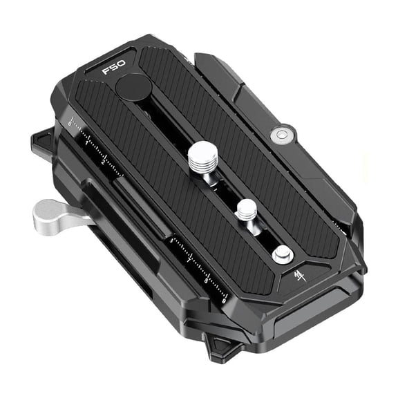 EACHSHOT FALCAM F50 Long Quick Release Kit for Big Cinema Camera, Camera Mounting Adapter QR System, 50mm Aluminum Camera Accessory for Filmmaker