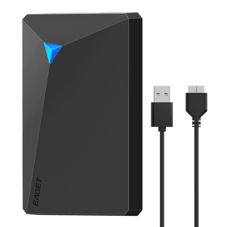 EAGET 500GB 1TB Portable Hard Drive for USB 3.0 2.5" External HDD